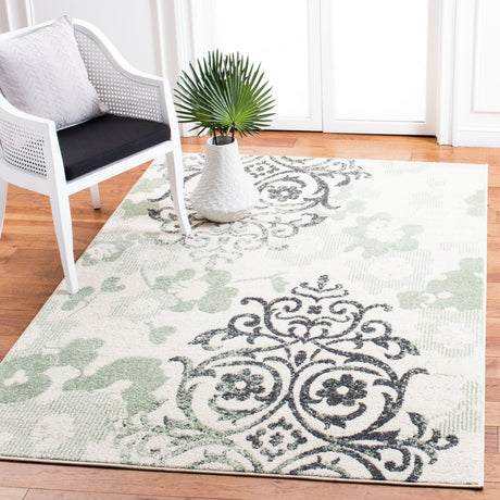 Safavieh Adirondack Adr114Y Ivory/Green Rug - Safavieh - adr114y - 7r