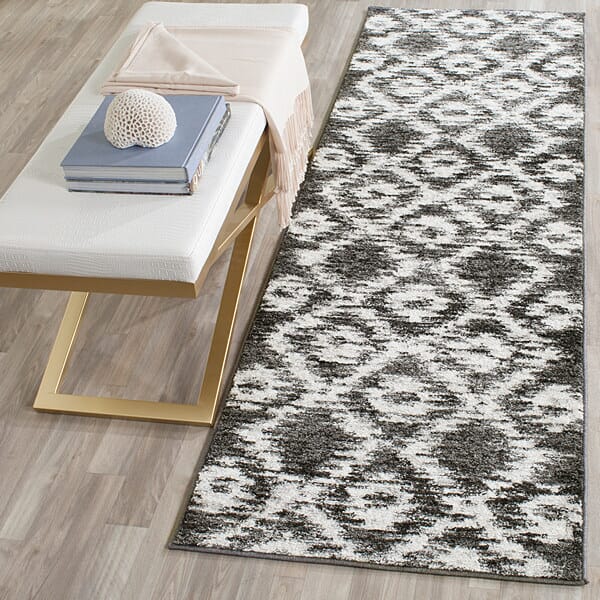 Safavieh Adirondack Adr118R Charcoal / Ivory Rugs.