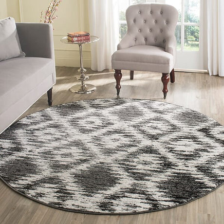 Safavieh Adirondack Adr118R Charcoal / Ivory Rugs.