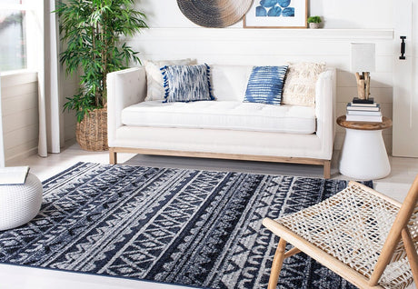 Safavieh Adirondack Adr119M Ivory/Navy Rug.