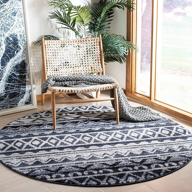 Safavieh Adirondack Adr119M Ivory/Navy Rug.