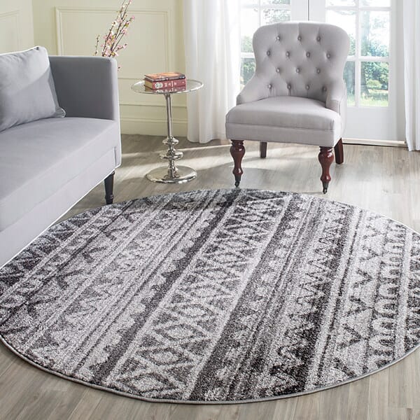 Safavieh Adirondack Adr119N Ivory / Charcoal Rugs.