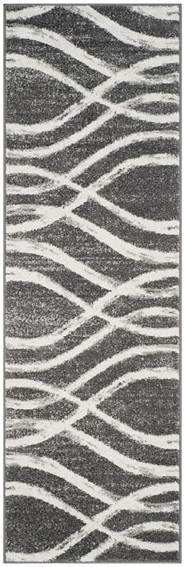 Safavieh Adirondack Adr125R Charcoal/Ivory Rug.