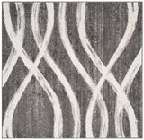 Safavieh Adirondack Adr125R Charcoal/Ivory Rug.