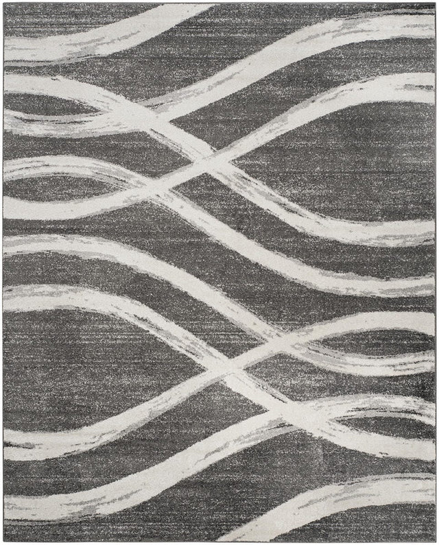 Safavieh Adirondack Adr125R Charcoal/Ivory Rug.