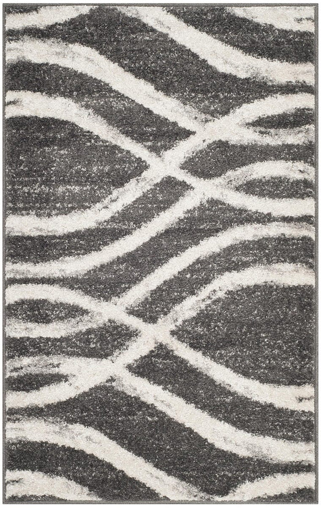 Safavieh Adirondack Adr125R Charcoal/Ivory Rug.