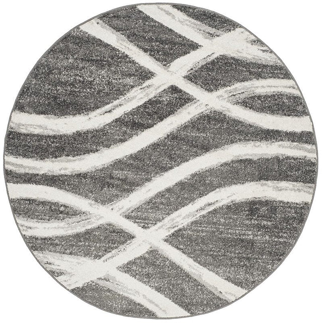 Safavieh Adirondack Adr125R Charcoal/Ivory Rug.