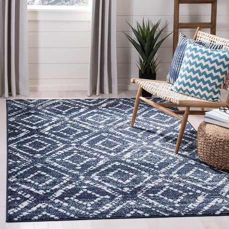 Safavieh Adirondack Adr131N Navy/Ivory Rug.