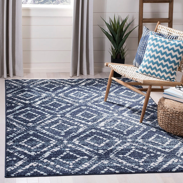 Safavieh Adirondack Adr131N Navy/Ivory Rug.