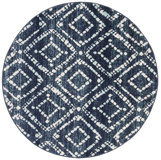 Safavieh Adirondack Adr131N Navy/Ivory Rug.