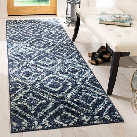 Safavieh Adirondack Adr131N Navy/Ivory Rug.