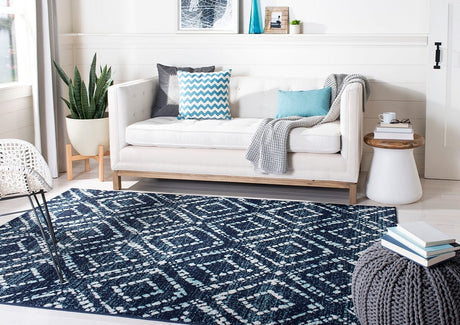 Safavieh Adirondack Adr131N Navy/Ivory Rug.