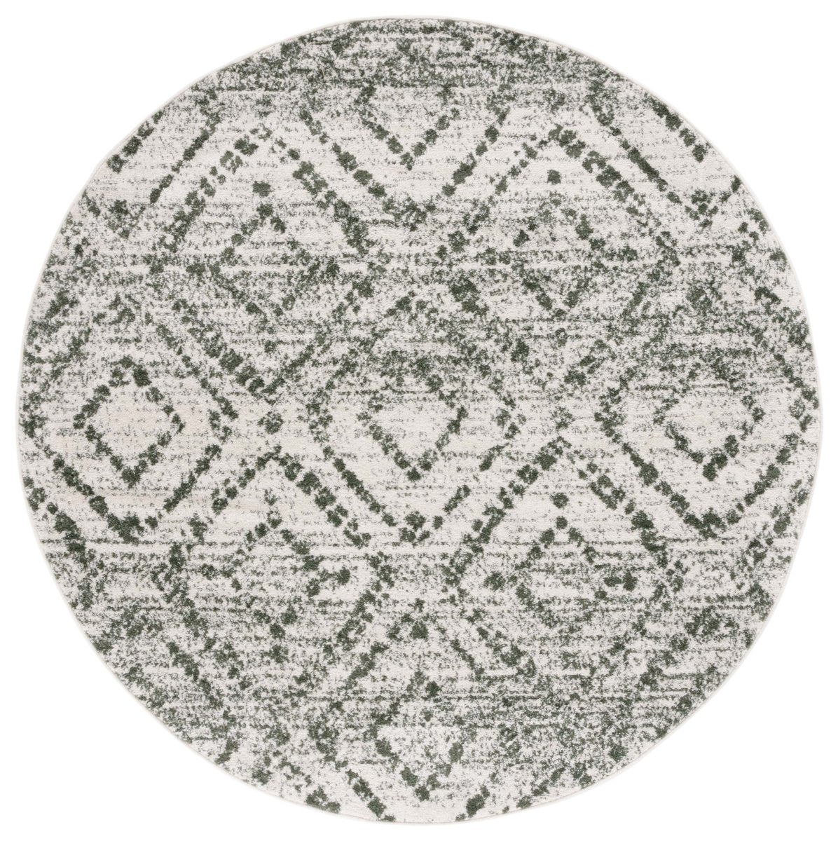 Safavieh Adirondack Adr131W Ivory/Dark Green Rug.