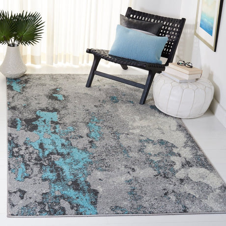 Safavieh Adirondack Adr134K Turquoise/Grey Rugs - Safavieh - adr134k - 3