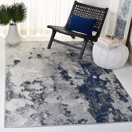 Safavieh Adirondack Adr134N Navy/Grey Rug.