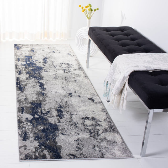 Safavieh Adirondack Adr134N Navy/Grey Rug.