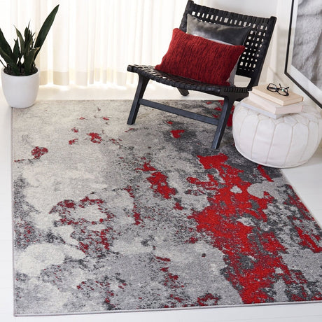 Safavieh Adirondack Adr134Q Red/Grey Rug.