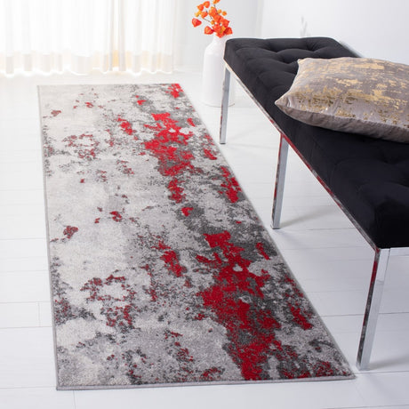 Safavieh Adirondack Adr134Q Red/Grey Rug.