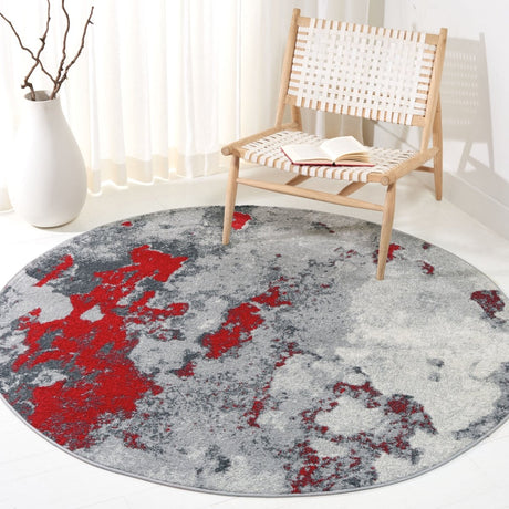 Safavieh Adirondack Adr134Q Red/Grey Rug.