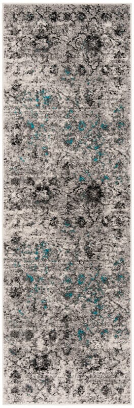 Safavieh Adirondack Adr135C Grey / Black Rugs.