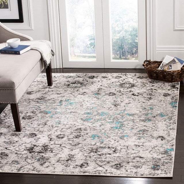 Safavieh Adirondack Adr135C Grey / Black Rugs.