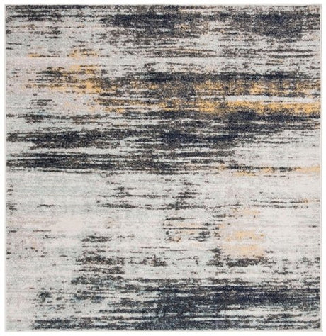 Safavieh Adirondack Adr201F Light Grey / Black Rugs.