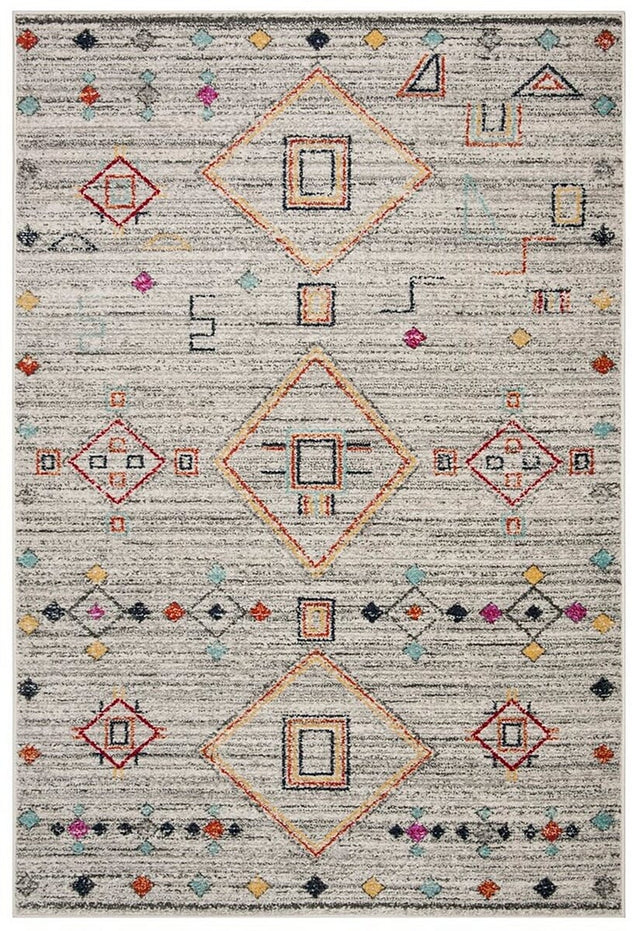 Safavieh Adirondack Adr208F Light Grey / Red Rugs.