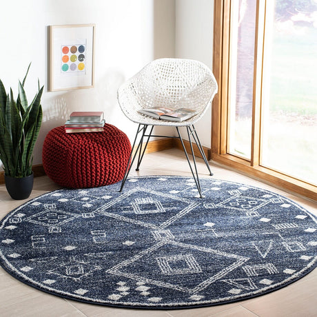 Safavieh Adirondack Adr208N Navy / Silver Rugs.