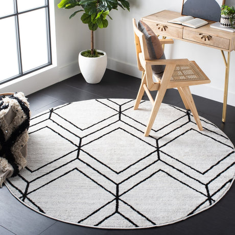 Safavieh Adirondack Adr241A Ivory/Black Rug.