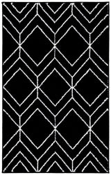 Safavieh Adirondack Adr241Z Black/Ivory Rug.