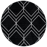 Safavieh Adirondack Adr241Z Black/Ivory Rug.