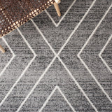 Safavieh Adirondack Adr251H Dark Grey/Ivory Rugs.
