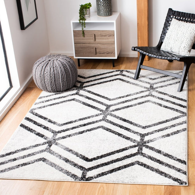 Safavieh Adirondack Adr253B Ivory/Charcoal Rug.