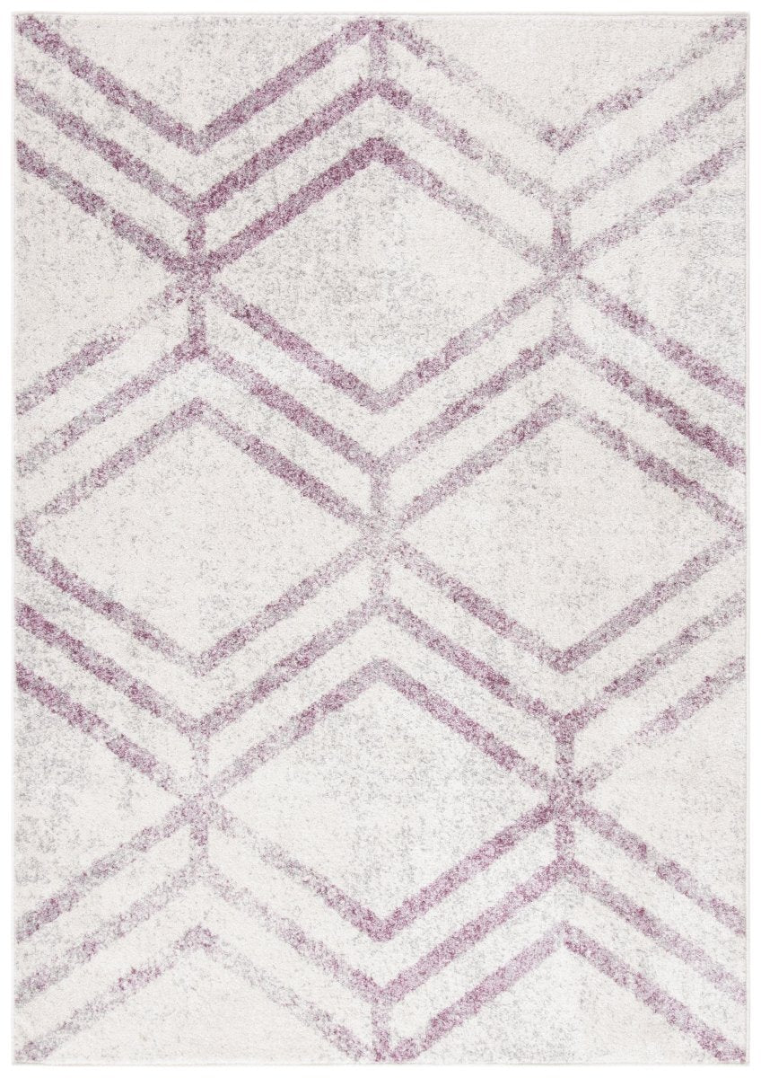 Safavieh Adirondack Adr253C Ivory/Plum Rug.
