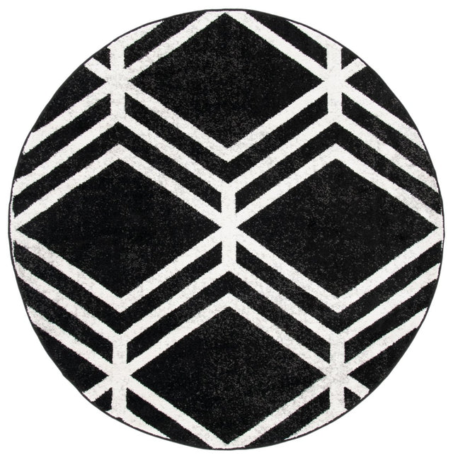 Safavieh Adirondack Adr253H Black/Ivory Rugs.