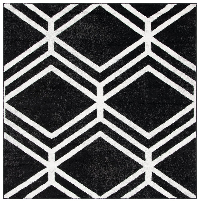 Safavieh Adirondack Adr253H Black/Ivory Rugs.