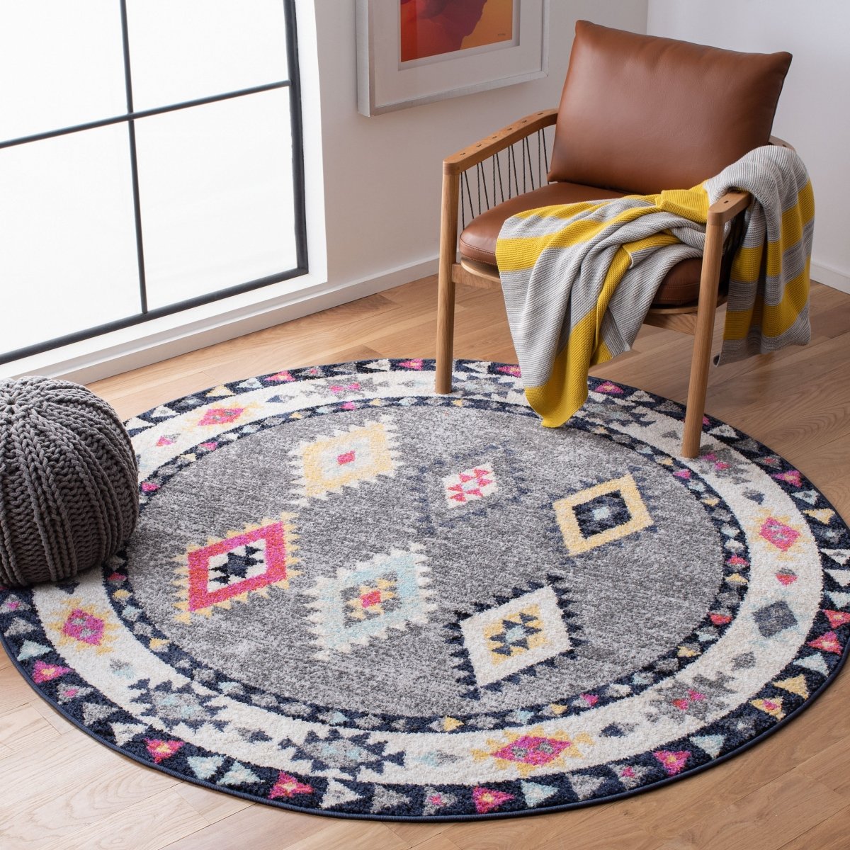 Safavieh Adirondack Adr270F Grey/Ivory Rugs.