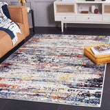 Safavieh Adirondack Adr290A Ivory/Navy Rust Rug.