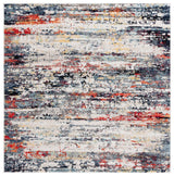 Safavieh Adirondack Adr290A Ivory/Navy Rust Rug.