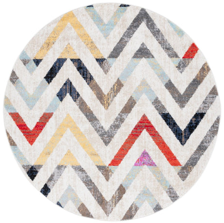 Safavieh Adirondack Adr291A Ivory/Grey Rust Rug - Safavieh - adr291a - 6r