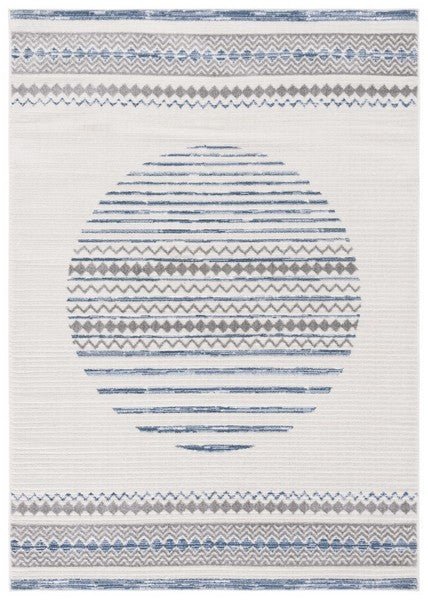 Safavieh Alamo Alm775N Ivory/Navy Rug.