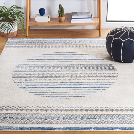 Safavieh Alamo Alm775N Ivory/Navy Rug.