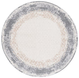 Safavieh Alenia 100 6'-7" x 6'-7" Rug in Ivory / Grey