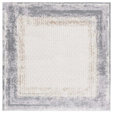 Safavieh Alenia 100 6'-7" x 6'-7" Rug in Ivory / Grey