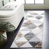 Safavieh Alenia 100 2'-0" x 8'-0" Rug in Grey / Beige