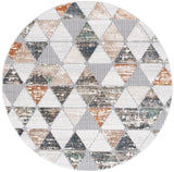 Safavieh Alenia 100 6'-7" x 6'-7" Rug in Grey / Beige