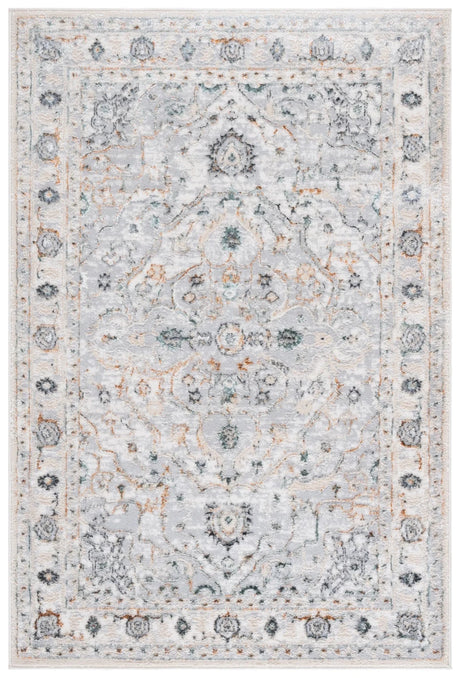 Safavieh Alenia 100 4'-0" x 6'-0" Rug in Grey / Beige Gold