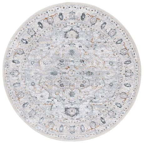 Safavieh Alenia 100 6'-7" x 6'-7" Rug in Grey / Beige Gold