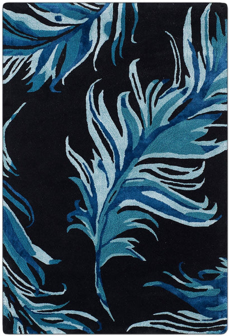 Safavieh Allure Alr121B Black / Blue Rugs.