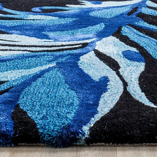 Safavieh Allure Alr121B Black / Blue Rugs.